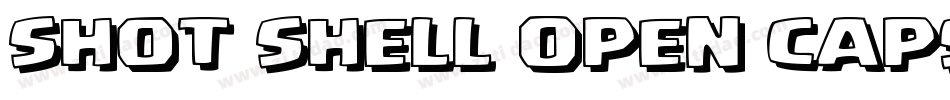 Shot Shell Open Caps字体转换